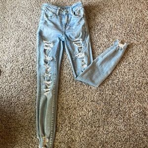 Blue American eagle jeans